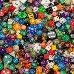 Dés de JDR - Lot de 100 dés colorés pour jeu de rôle