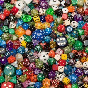 Dés de JDR - Lot de 100 dés colorés pour jeu de rôle