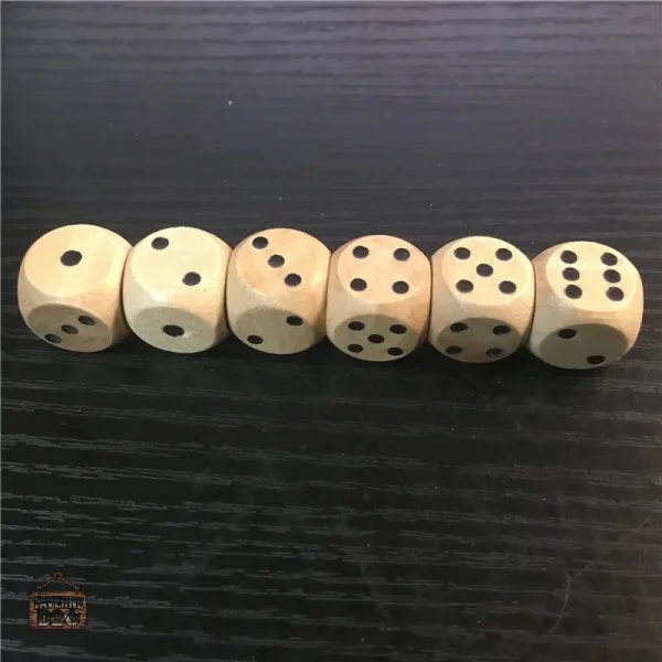 Dés en bois, parfaits pour les jeux d’ambiance et de société