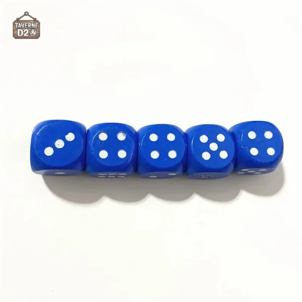 Lot de 10 dés en bois, pour des parties animées et conviviales