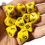 Lot de dés multicolores, 10 pièces pour tous