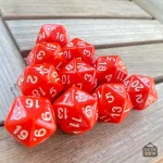 Pack de dés à 20 faces, idéal pour les joueurs