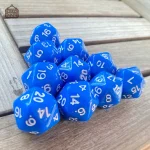 Ensemble de dés à 20 faces pour jeux de société