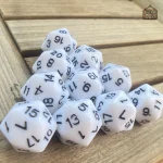Dés à 20 faces, 10 pièces pour jeux de stratégie
