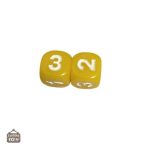 Ensemble de dés en résine, 10D6 colorés
