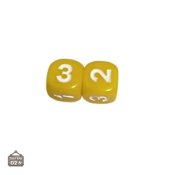 Ensemble de dés en résine, 10D6 colorés