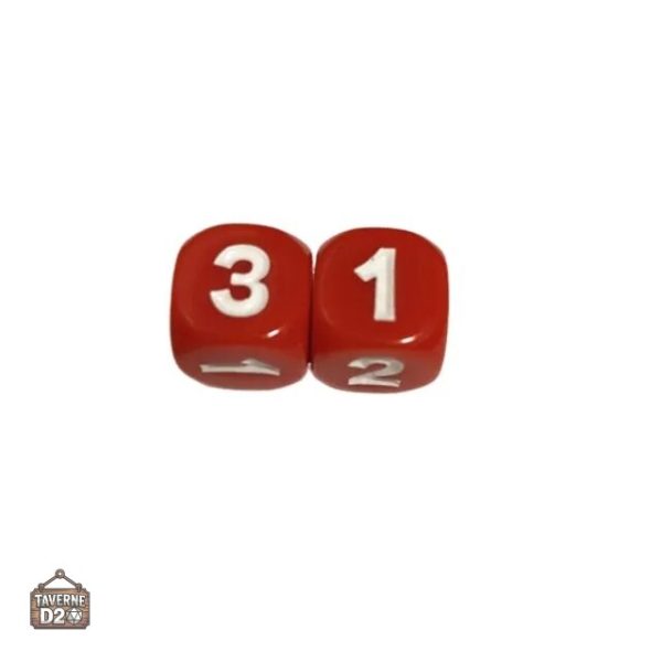 10D6 colorés, dés en résine pour jeux