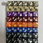 Dés en résine 10D6 pour Donjons et Dragons