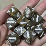 Dés en résine pour jeux de dés D&D