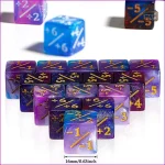 D6 Galaxie dés - lot de 10 dés colorés