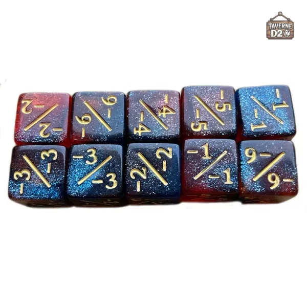 D6 Galaxie - dés à six faces pour l'imagination ludique
