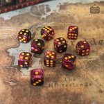 Dés marbrés pour jeux d'initiation, 10D6