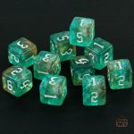 Dés D6 scintillants pour vos parties de jeux