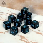 Dés unis à 6 faces pour activités ludiques