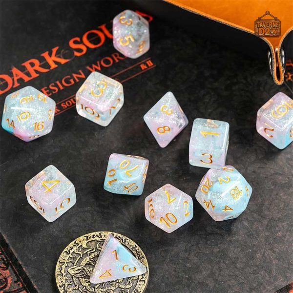 Dés de jeu Nébuleuse Divine - Parfait pour les aventuriers