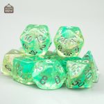 Dés de jeu scintillants pour jeux de rôle