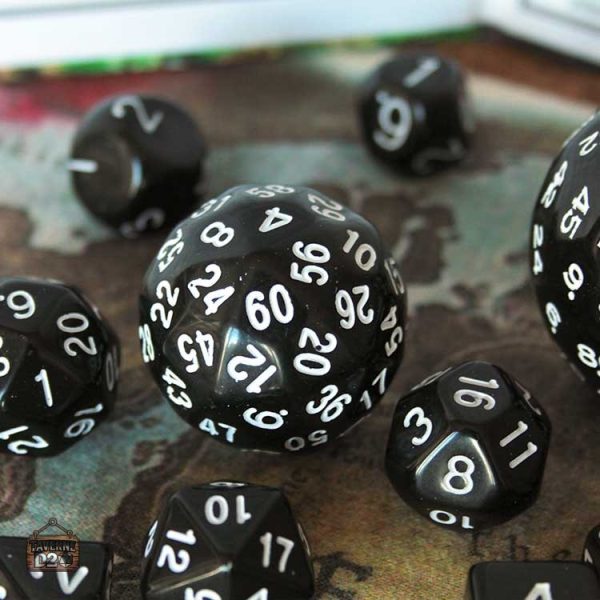 Accessoires de jeu : ensemble de 15 dés pour JDR