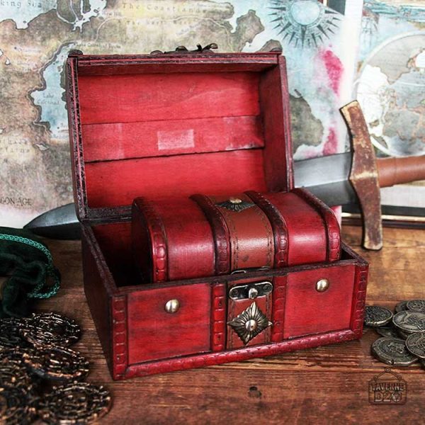 Coffres en bois pirate, idéal pour le rangement