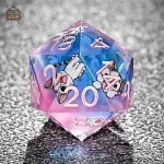 D20 thématique chat pour parties de jeu