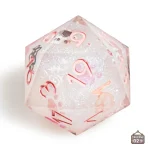 D20 chat coloré pour aventuriers ludiques