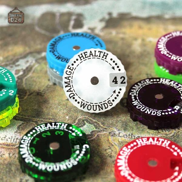 Accessoires de jeu : Compteurs de vie x5 pour RPG