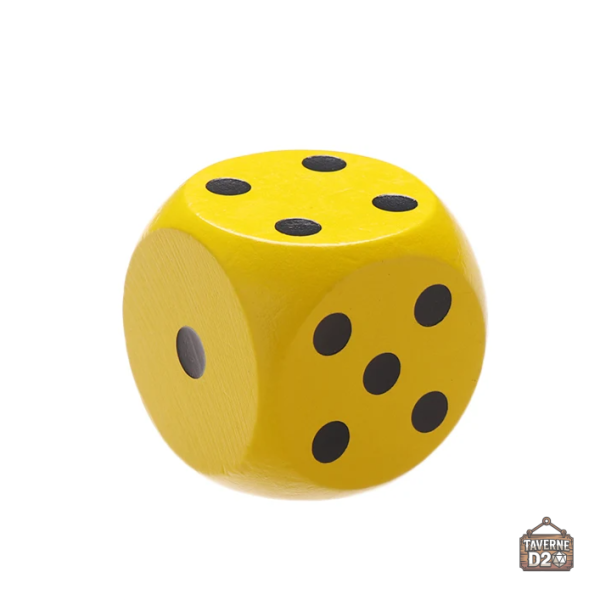 Gros dés en bois pour jeux de dés