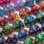 Accessoires de jeu : dés et bourse dragon
