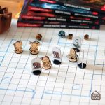 Battlemap réversible pour jeux de société carré et hexagone