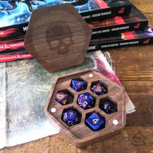 Boîte à dés en bois élégante et pratique
