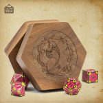 Accessoire de jeu : boite à dés Dragon & Wyverne