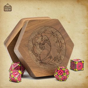 Accessoire de jeu : boite à dés Dragon & Wyverne