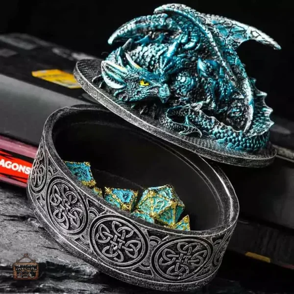 Boite à dés - La cache du Dragon, design unique