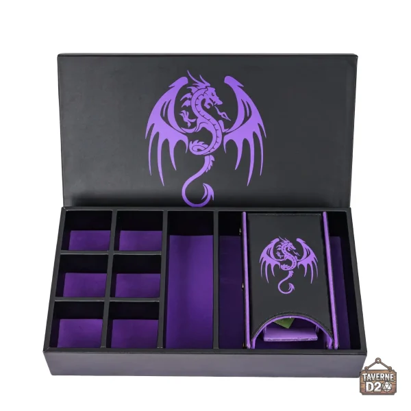 Accessoire ludique : boîte à dés dragon
