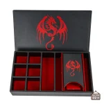 Rangement pratique pour dés avec motif dragon