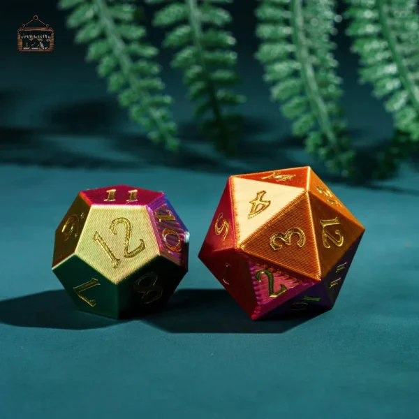 Boite à dés colorée et originale