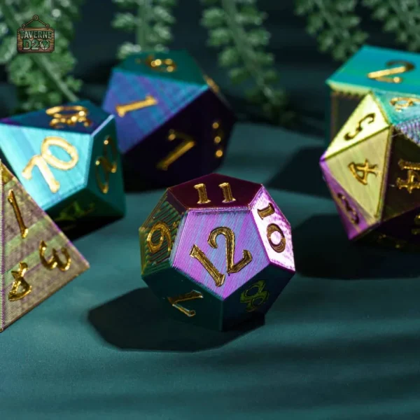 Dés en caméléon pour jeux de société