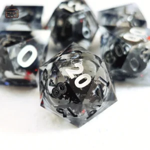 Accessoire de jeu : boite à dés planète