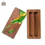 Boîte à dés en bois avec design unique