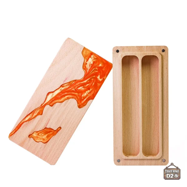 Rangement esthétique pour dés en bois