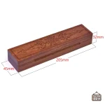 Boîte à dés en bois, design classique