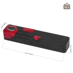 Boite à dés pratique en métal rectangulaire