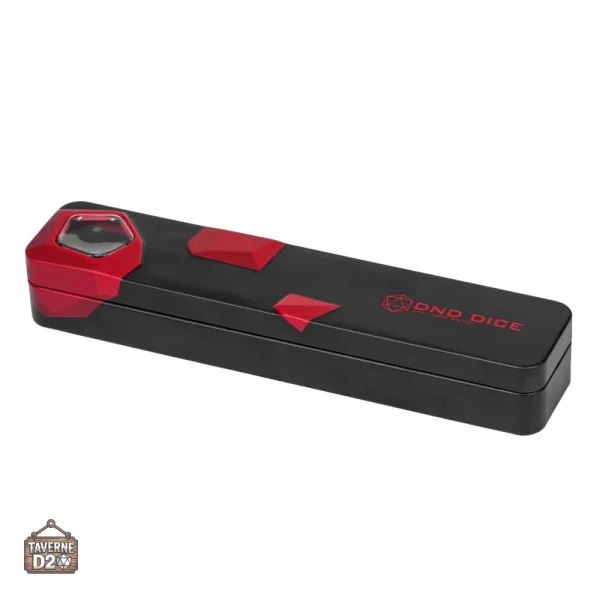 Conteneur pour dés en métal, style rectangle