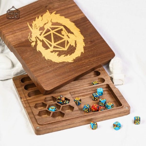 Boite de rangement pour dés, parfaite pour les collectionneurs