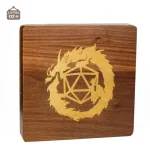 Piste à dés en bois, accessoire de jeu incontournable