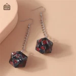 Boucles d'oreille D20 en design original et ludique