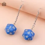 Accessoire D20, boucles d'oreille fun et tendance