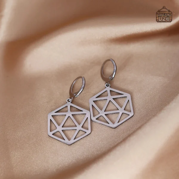 boucles-oreille-d20-plates-1 Boucles d'oreilles D20 Plates en design unique
