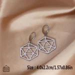 Boucles d'oreilles D20 plates, un must-have pour les fans