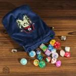 Bourse à dés pour jeux de société et rôle