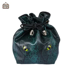 Accessoire de jeu : bourse à dés œil de dragon
